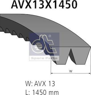 DT Spare Parts 3.34217 - V-Belt Set car-mod.net