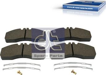 DT Spare Parts 2.94095 - Brake Pad Set, disc brake car-mod.net