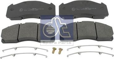 DT Spare Parts 2.94071 - Brake Pad Set, disc brake car-mod.net
