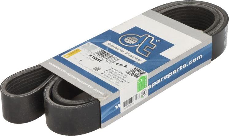 DT Spare Parts 2.15551 - V-Ribbed Belt car-mod.net