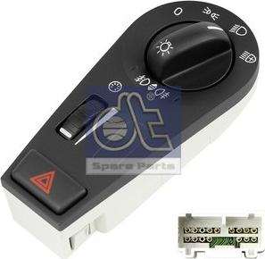 DT Spare Parts 2.25390 - Switch, headlight car-mod.net