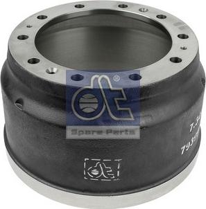 DT Spare Parts 7.34057 - Brake Drum car-mod.net