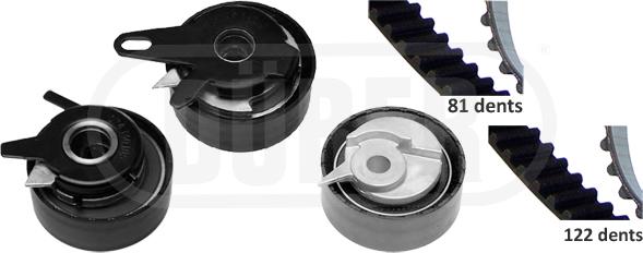 DÜRER DK181373 - Timing Belt Set car-mod.net