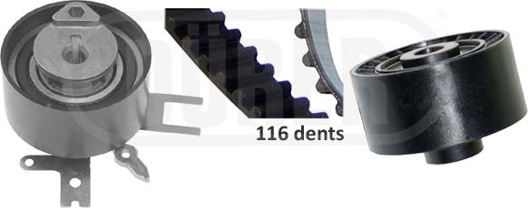 DÜRER DK121148 - Timing Belt Set car-mod.net