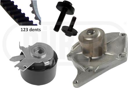 DÜRER PA161106B - Water Pump & Timing Belt Set car-mod.net