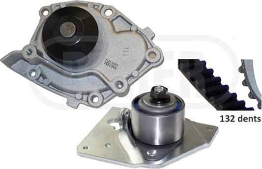 DÜRER PA1261050 - Water Pump & Timing Belt Set car-mod.net