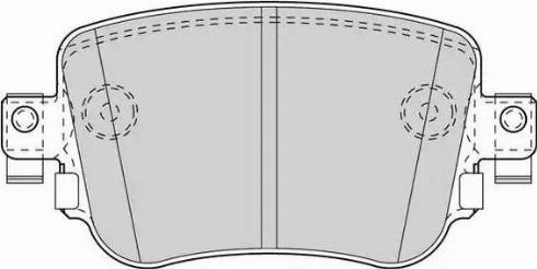 Duron DBP394485 - Brake Pad Set, disc brake car-mod.net