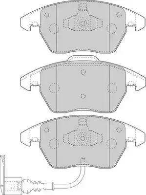 Duron DBP391641 - Brake Pad Set, disc brake car-mod.net