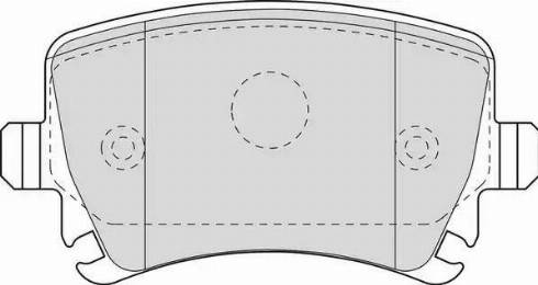 Duron DBP391636 - Brake Pad Set, disc brake car-mod.net