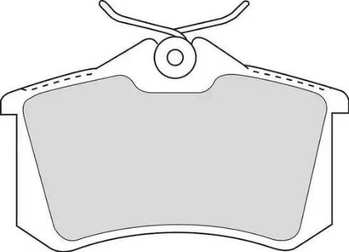 Duron DBP391083 - Brake Pad Set, disc brake car-mod.net