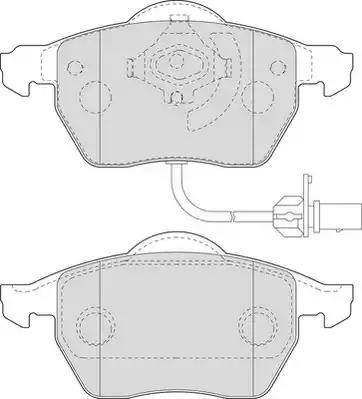 Duron DBP391717 - Brake Pad Set, disc brake car-mod.net