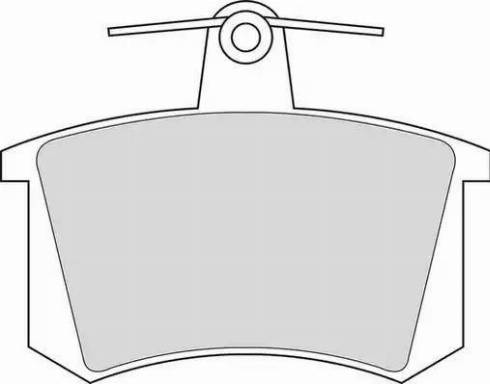 ADVICS-SEA T2N026T - Brake Pad Set, disc brake car-mod.net