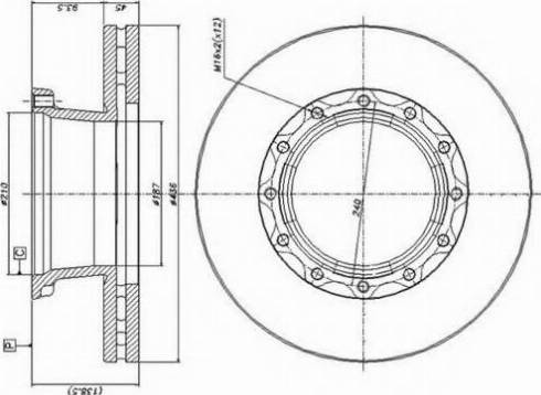 Duron DCR173A - Brake Disc car-mod.net