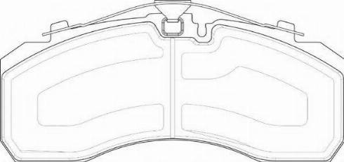 Duron DCV4344PTS - Brake Pad Set, disc brake car-mod.net