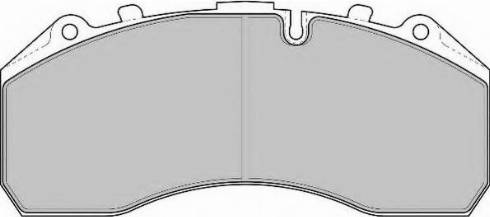 Duron DCV1313 - Brake Pad Set, disc brake car-mod.net