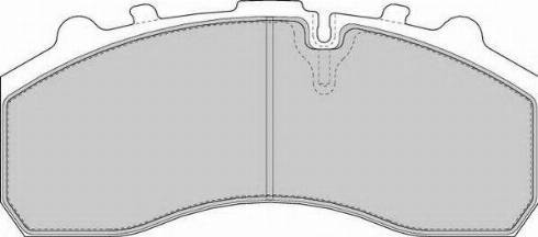 Duron DCV1373BFE - Brake Pad Set, disc brake car-mod.net