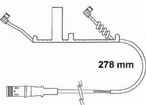 Duron FAI161 - Warning Contact, brake pad wear car-mod.net