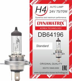 Dynamatrix DB64196 - Bulb, headlight car-mod.net