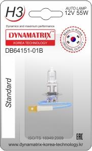 Dynamatrix DB64151-01B - Bulb, headlight car-mod.net