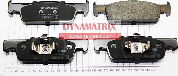 Dynamatrix DBP4615 - Brake Pad Set, disc brake car-mod.net