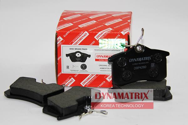 Dynamatrix DBP4260 - Brake Pad Set, disc brake car-mod.net