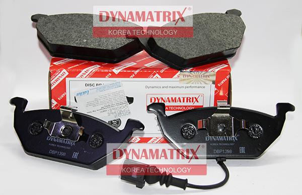 Dynamatrix DBP1398 - Brake Pad Set, disc brake car-mod.net