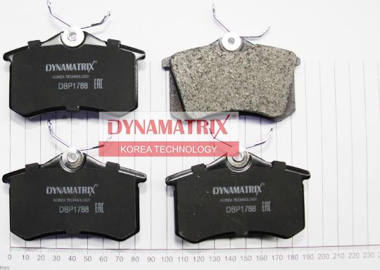 Dynamatrix DBP1788 - Brake Pad Set, disc brake car-mod.net