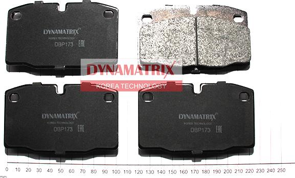 Dynamatrix DBP173 - Brake Pad Set, disc brake car-mod.net