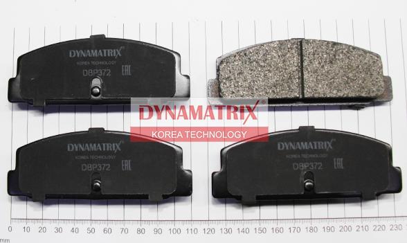 Dynamatrix DBP372 - Brake Pad Set, disc brake car-mod.net