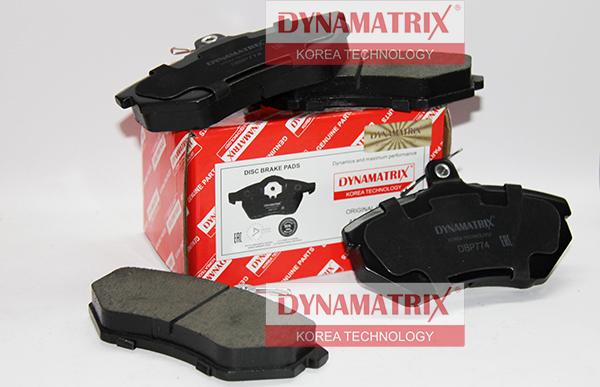 Dynamatrix DBP774 - Brake Pad Set, disc brake car-mod.net