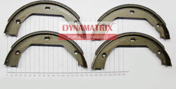 Dynamatrix DBS585 - Drum Brake Shoe Set car-mod.net
