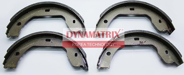 Dynamatrix DBS668 - Drum Brake Shoe Set car-mod.net