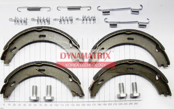 Dynamatrix DBS196 - Drum Brake Shoe Set car-mod.net