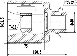 Dynamatrix DCV623013 - CV Joint Kit, drive shaft car-mod.net