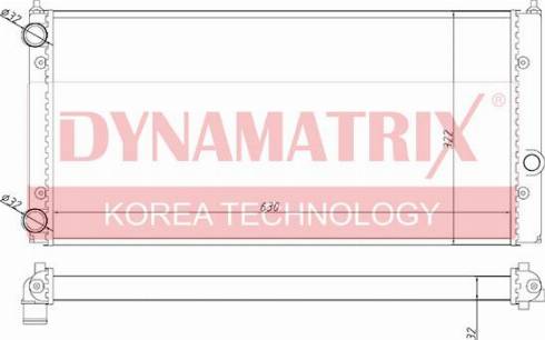 Dynamatrix DR651931 - Radiator, engine cooling car-mod.net