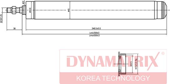 Dynamatrix DSA665501 - Shock Absorber car-mod.net