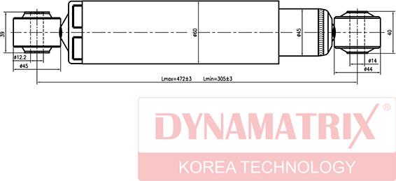 Dynamatrix DSA344456 - Shock Absorber car-mod.net