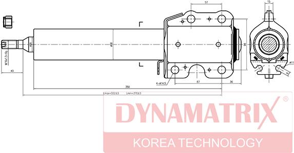 Dynamatrix DSA335809 - Shock Absorber car-mod.net