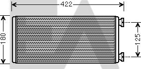 EACLIMA 45C45004 - Heat Exchanger, interior heating car-mod.net