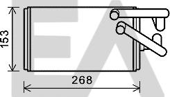 EACLIMA 45C51002 - Heat Exchanger, interior heating car-mod.net