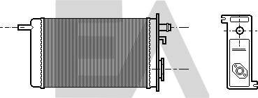 EACLIMA 45C60007 - Heat Exchanger, interior heating car-mod.net