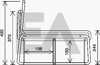 EACLIMA 45C63003 - Heat Exchanger, interior heating car-mod.net