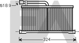 EACLIMA 45C02001 - Heat Exchanger, interior heating car-mod.net
