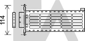 EACLIMA 45C10016 - Heat Exchanger, interior heating car-mod.net