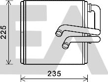 EACLIMA 45C18006 - Heat Exchanger, interior heating car-mod.net