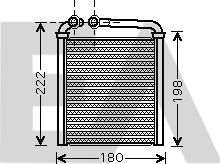 EACLIMA 45C77019 - Heat Exchanger, interior heating car-mod.net