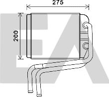 EACLIMA 45C77013 - Heat Exchanger, interior heating car-mod.net