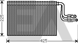 EACLIMA 43B07005 - Evaporator, air conditioning car-mod.net