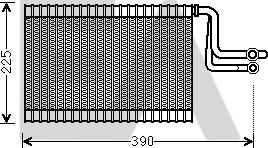 EACLIMA 43B07006 - Evaporator, air conditioning car-mod.net