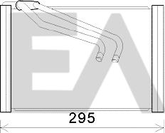 EACLIMA 43B25010 - Evaporator, air conditioning car-mod.net